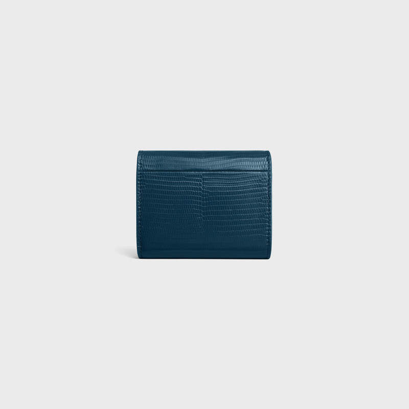 Small Flap Wallet TRIOMPHE IN LIZARD 4