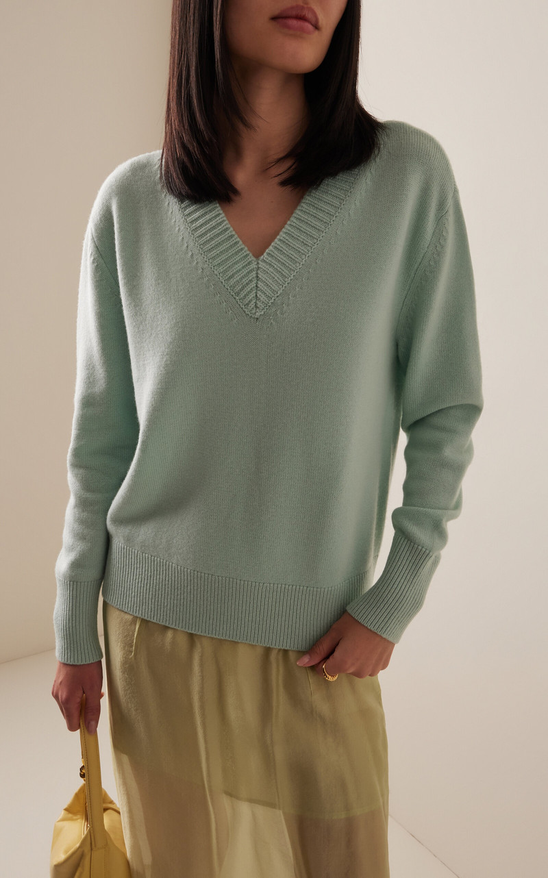 ROSETTA GETTY Wool-Cashmere Sweater green outlook