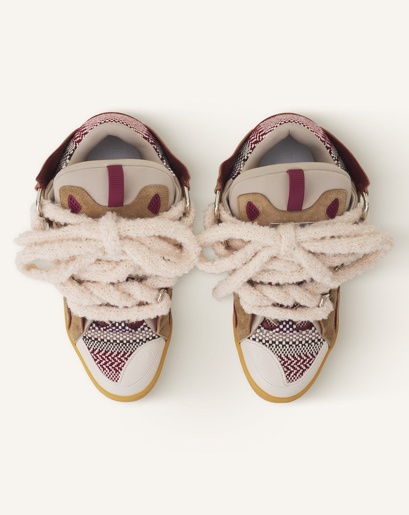 CURB SUEDE SNEAKERS WITH MESH LACES 4
