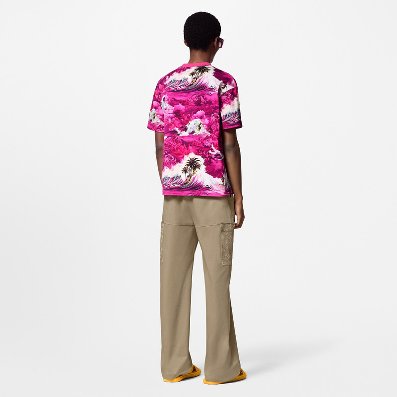 Printed Short-Sleeved Cotton T-Shirt 3