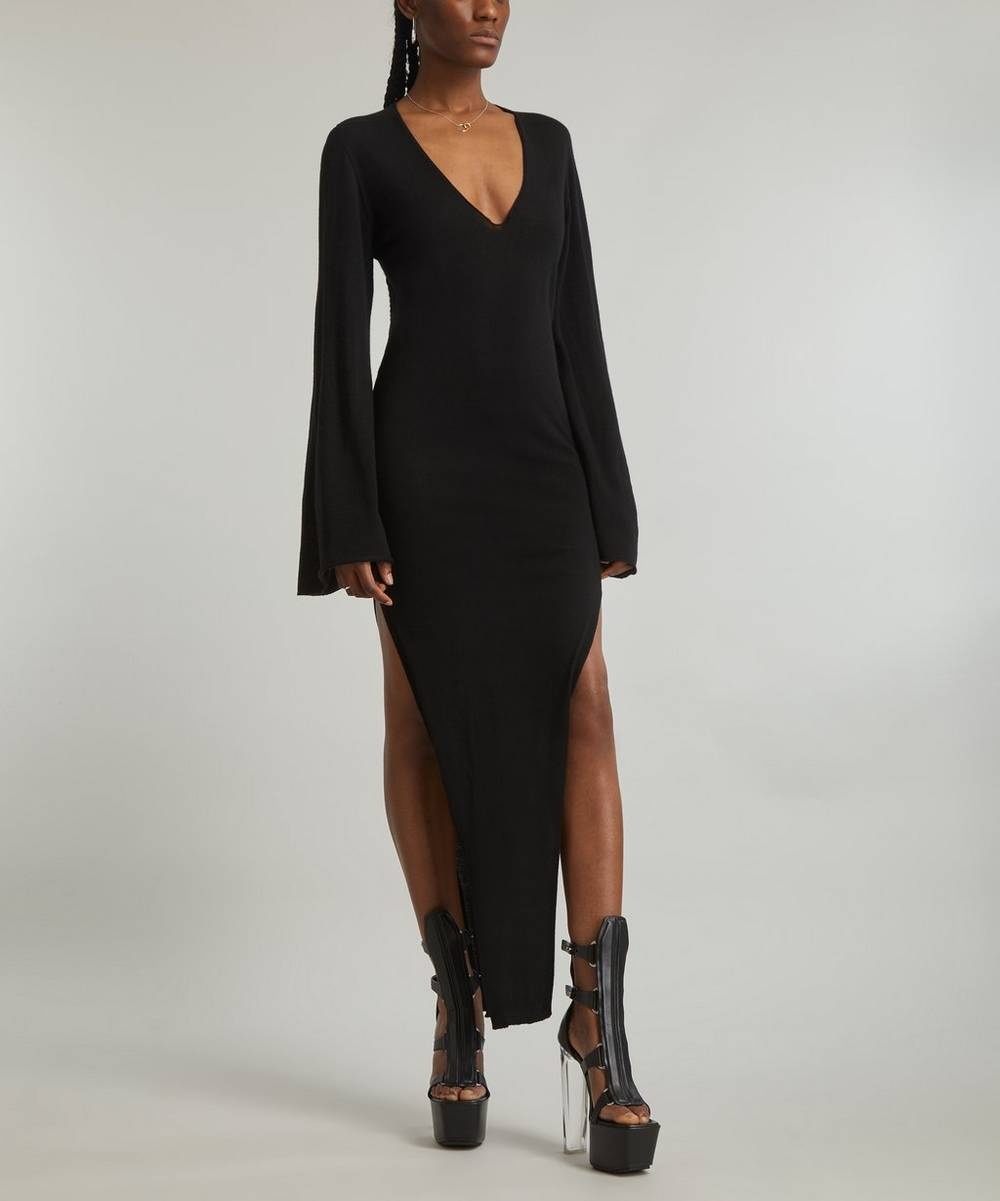 Toga V-Neck Knitted Dress - 3