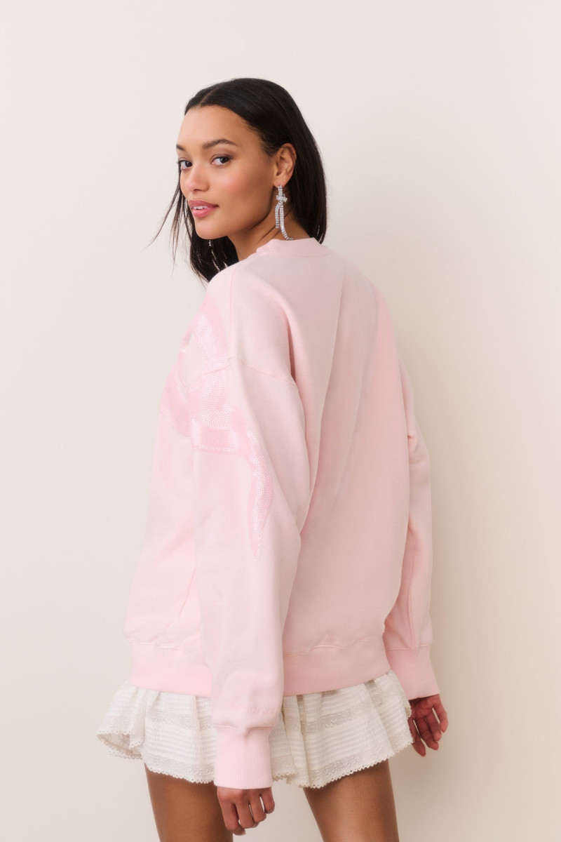 Palo Sequin Bow Fleece Pullover 5