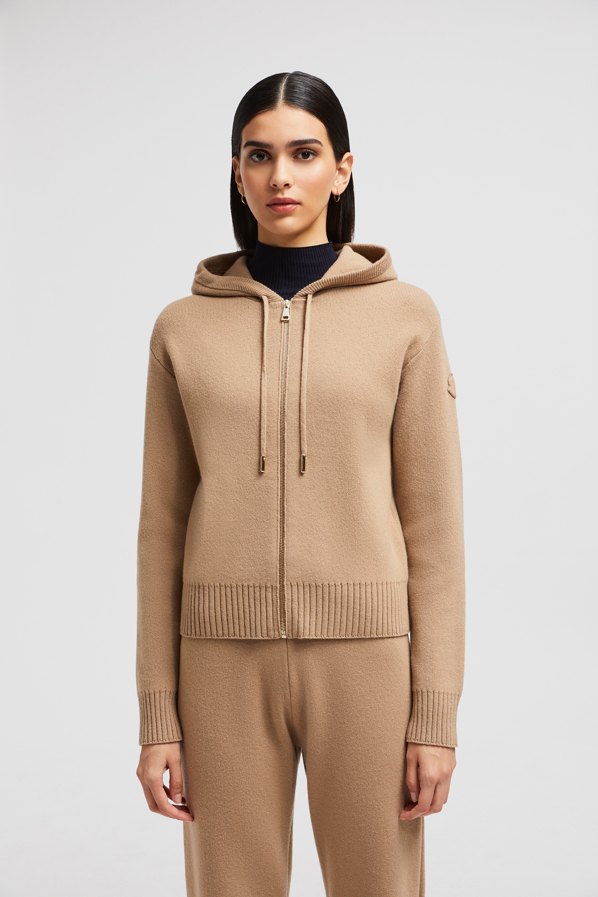Wool & Cashmere Zip-Up Hoodie - 3