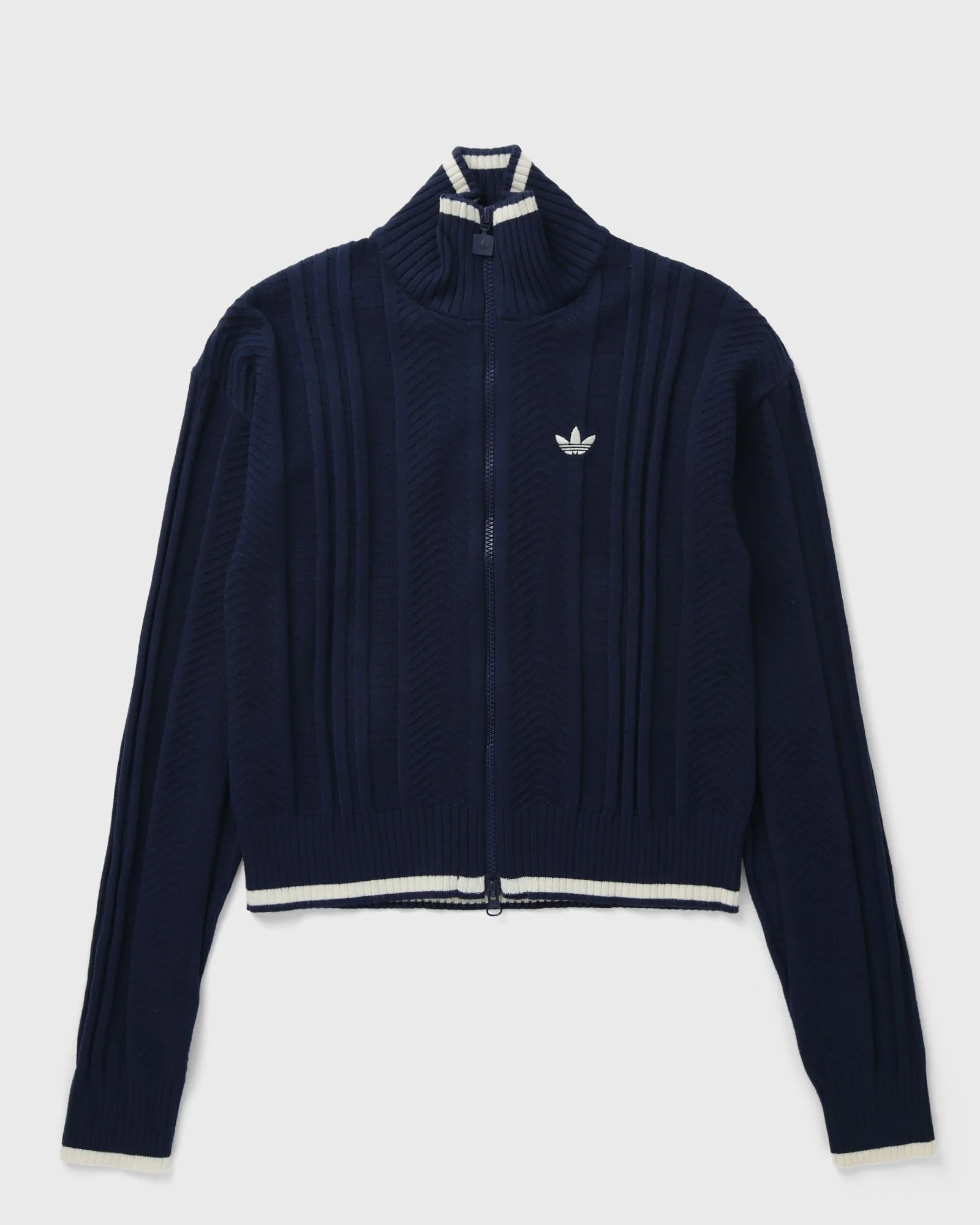 WMNS CABLE KNIT FIREBIRD TRACK TOP - 1