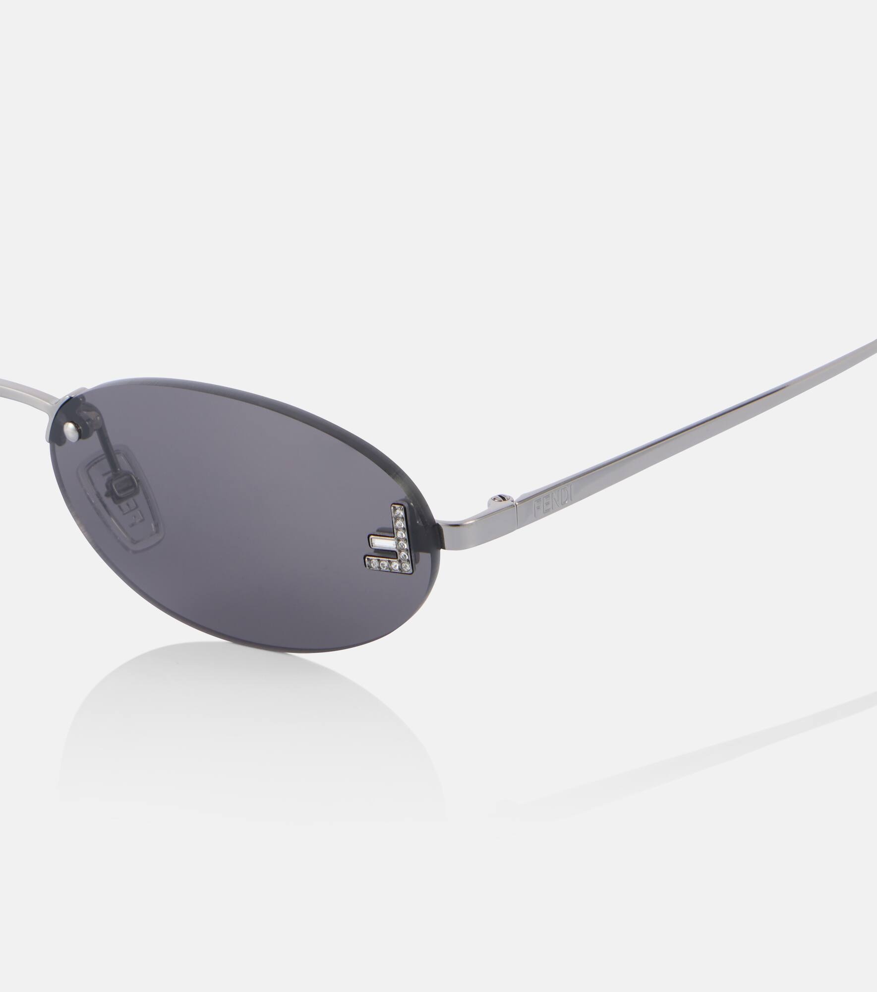 Fendi First Crystal oval sunglasses - 2