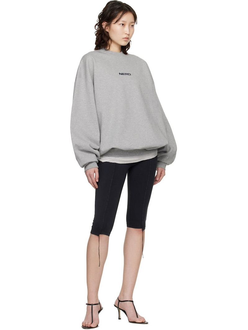 VETEMENTS Gray 'NERD' Sweatshirt outlook