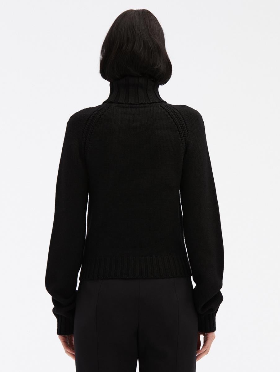 CRYSTAL LEAVES EMBROIDERED PULLOVER - 3