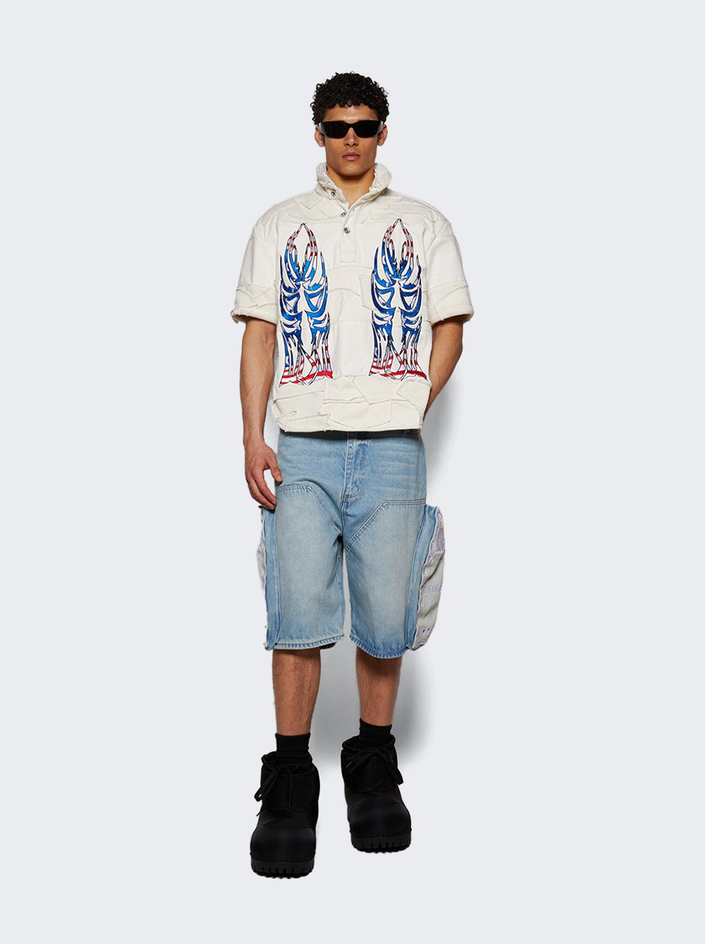 Glory Winged Polo Shirt Cream - 5