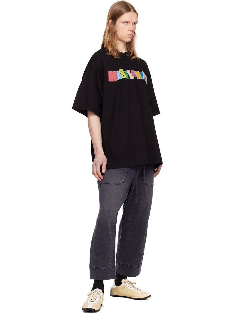 MASTERMIND WORLD Black Oversized Multicolor Logo T-shirt outlook