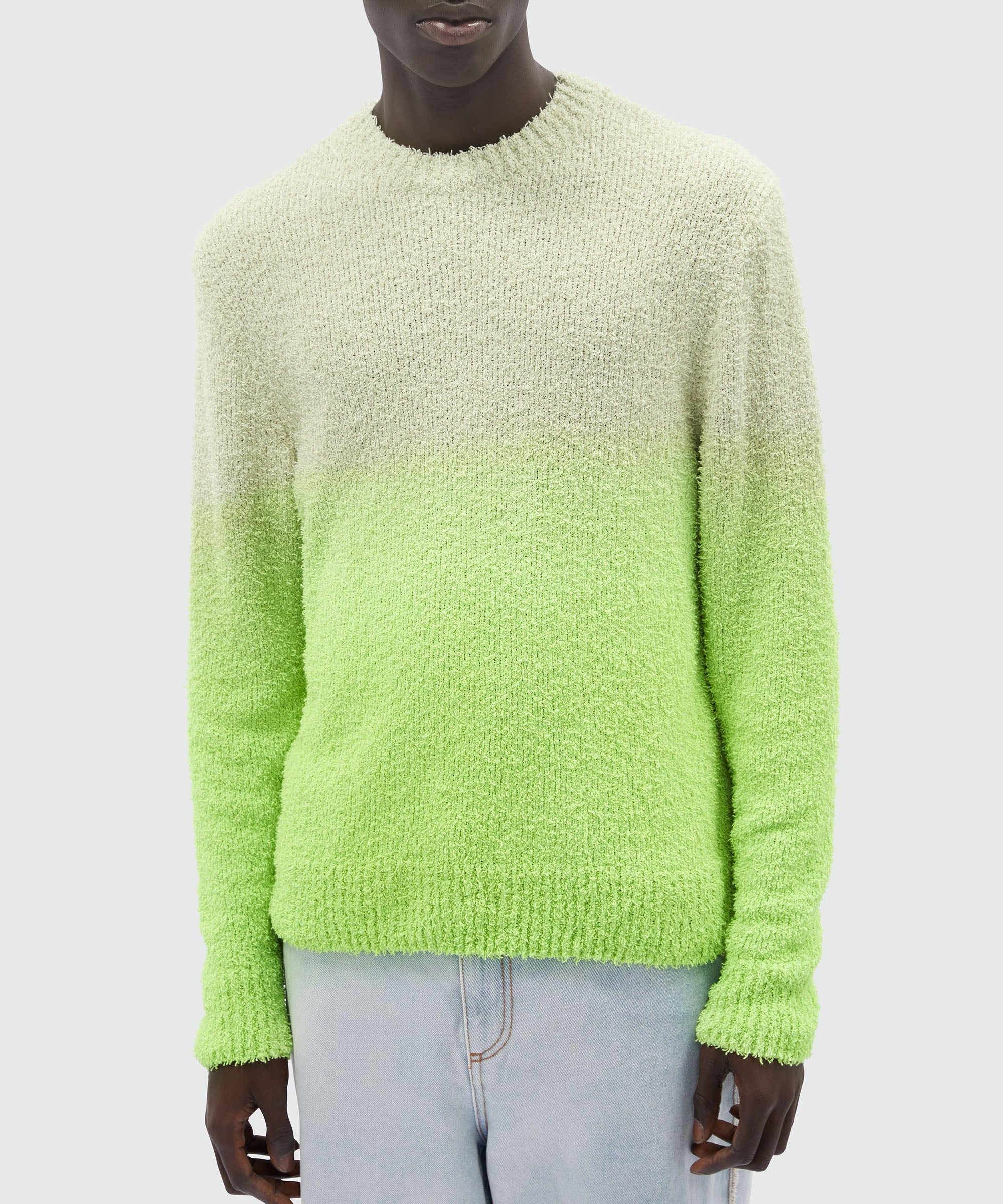 Degradé terry-effect cotton sweater - 5