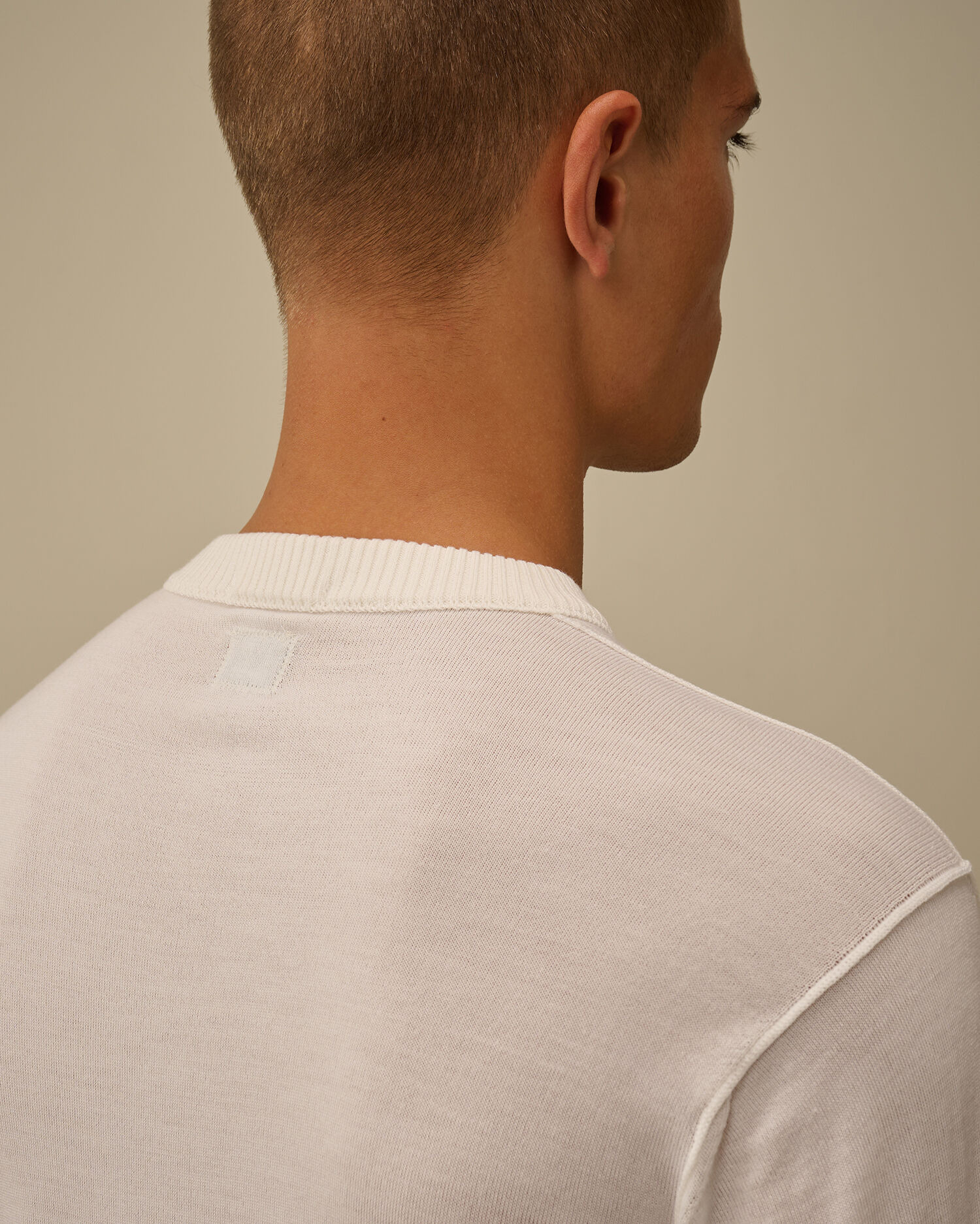 Silk Ultrafine Merino Wool Crewneck Sweater - 6