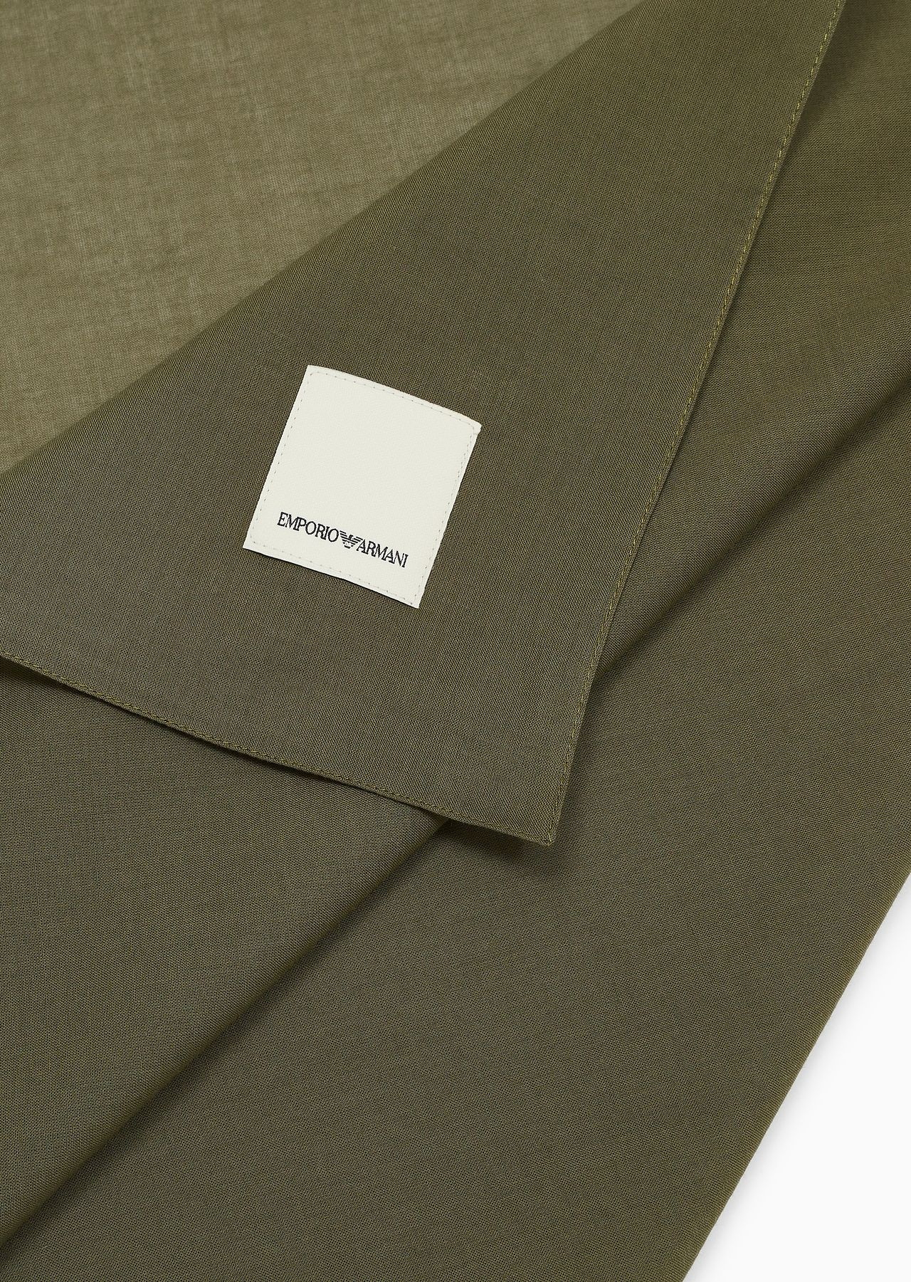Emporio Armani Sustainability Values Capsule Collection organic cotton foulard - 2