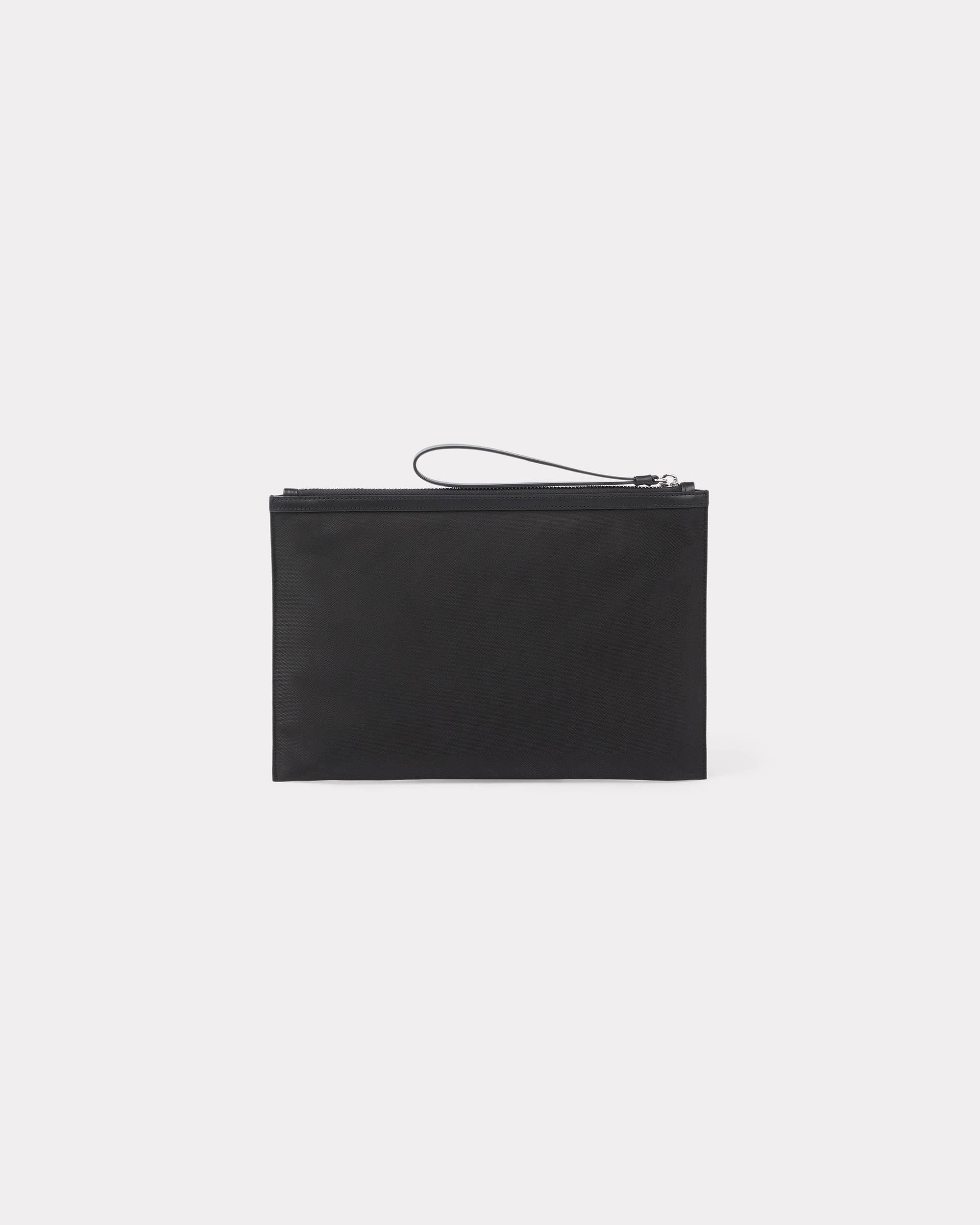 'KENZO Varsity' large embroidered nylon clutch - 2