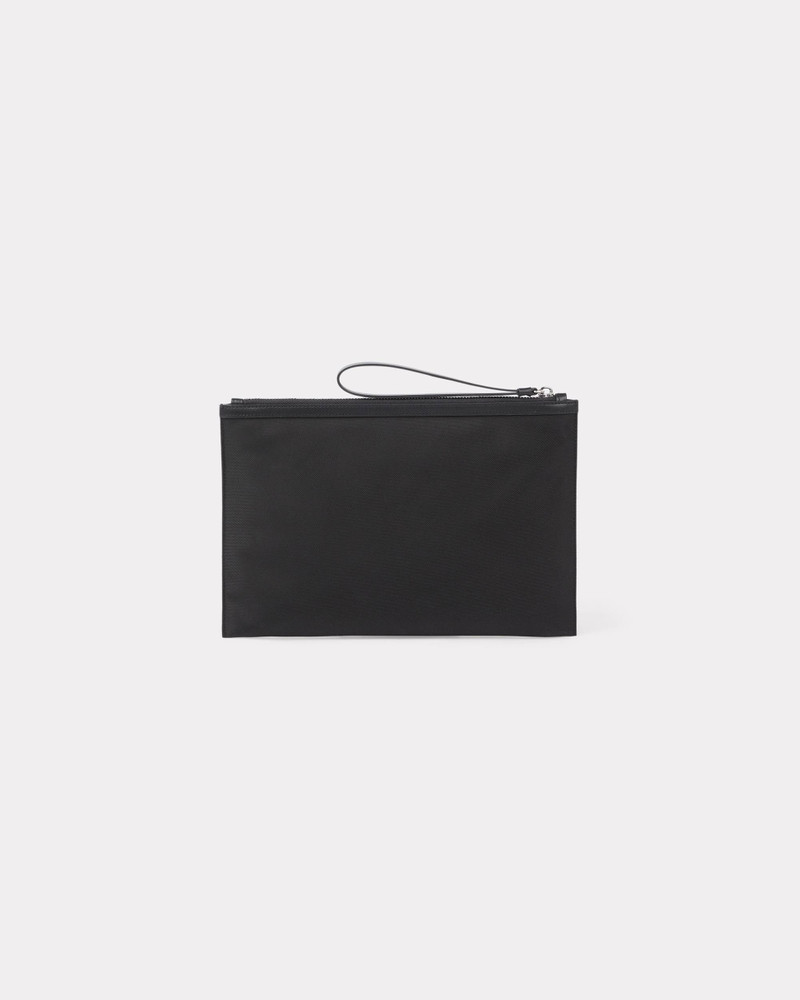 KENZO 'KENZO Varsity' large embroidered nylon clutch outlook