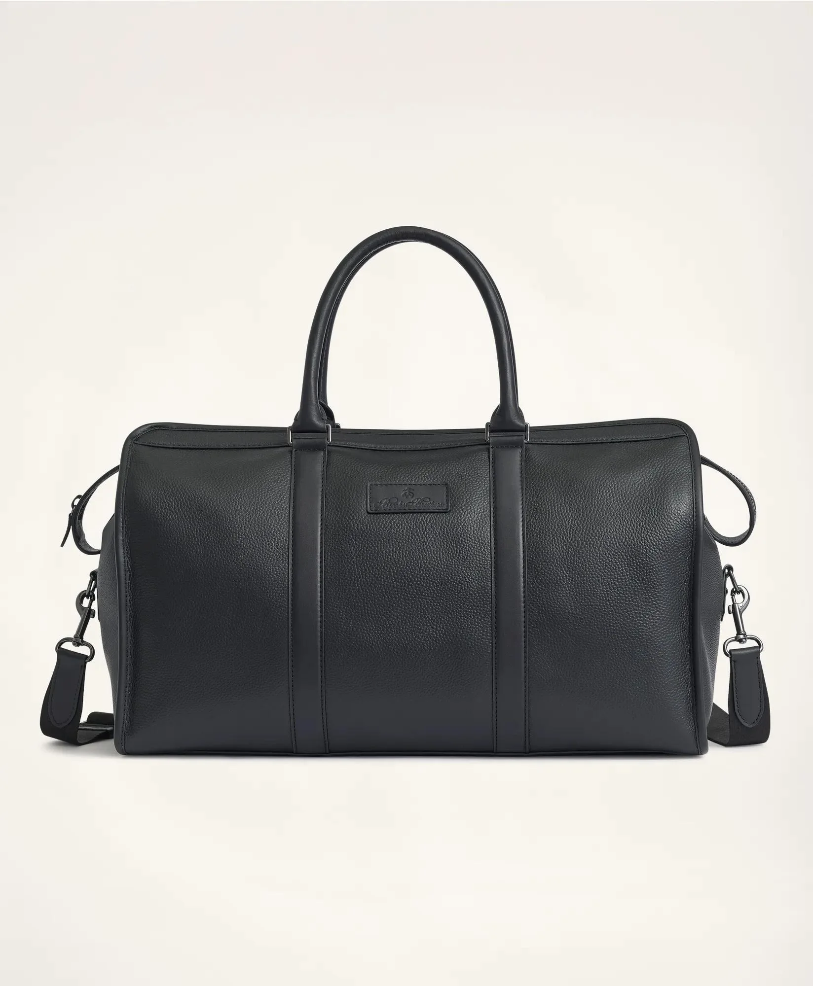 Pebbled Leather Duffel Bag - 1