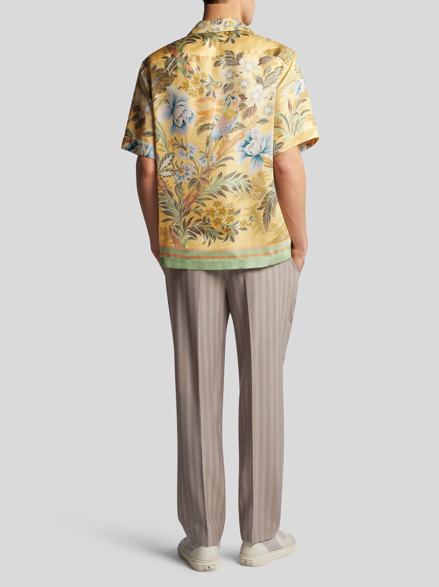 PRINTED SILK BOWLING SHIRT - 4