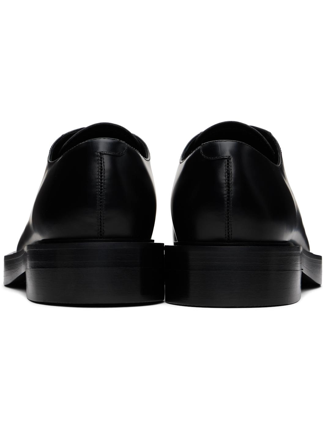 Black Banjo Leather Richelieu Oxfords - 2