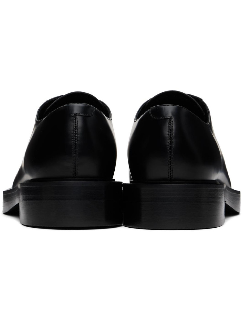 Black Banjo Leather Richelieu Oxfords 2