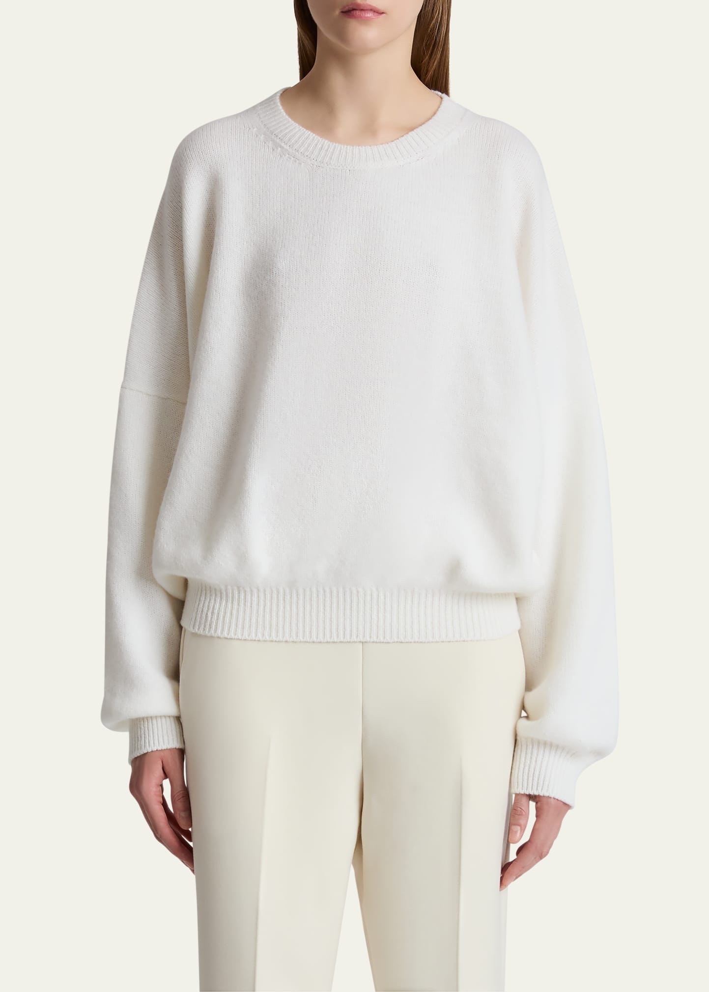 Margaux Cashmere Crewneck Sweater - 4