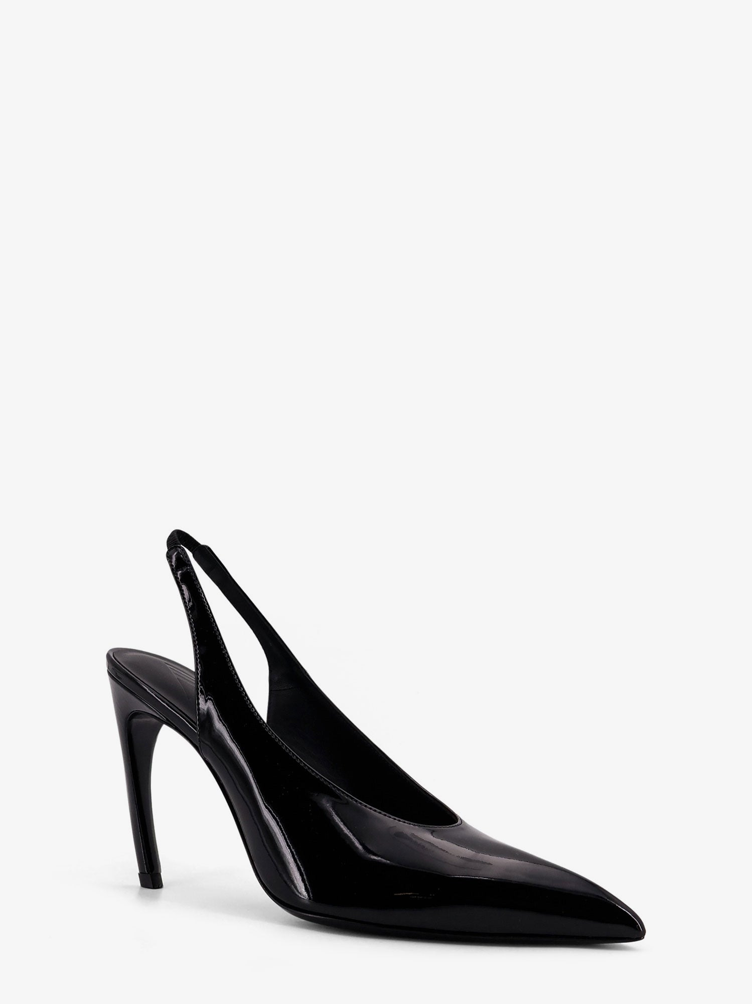 The Attico Viper Leather Slingback Pumps - 2