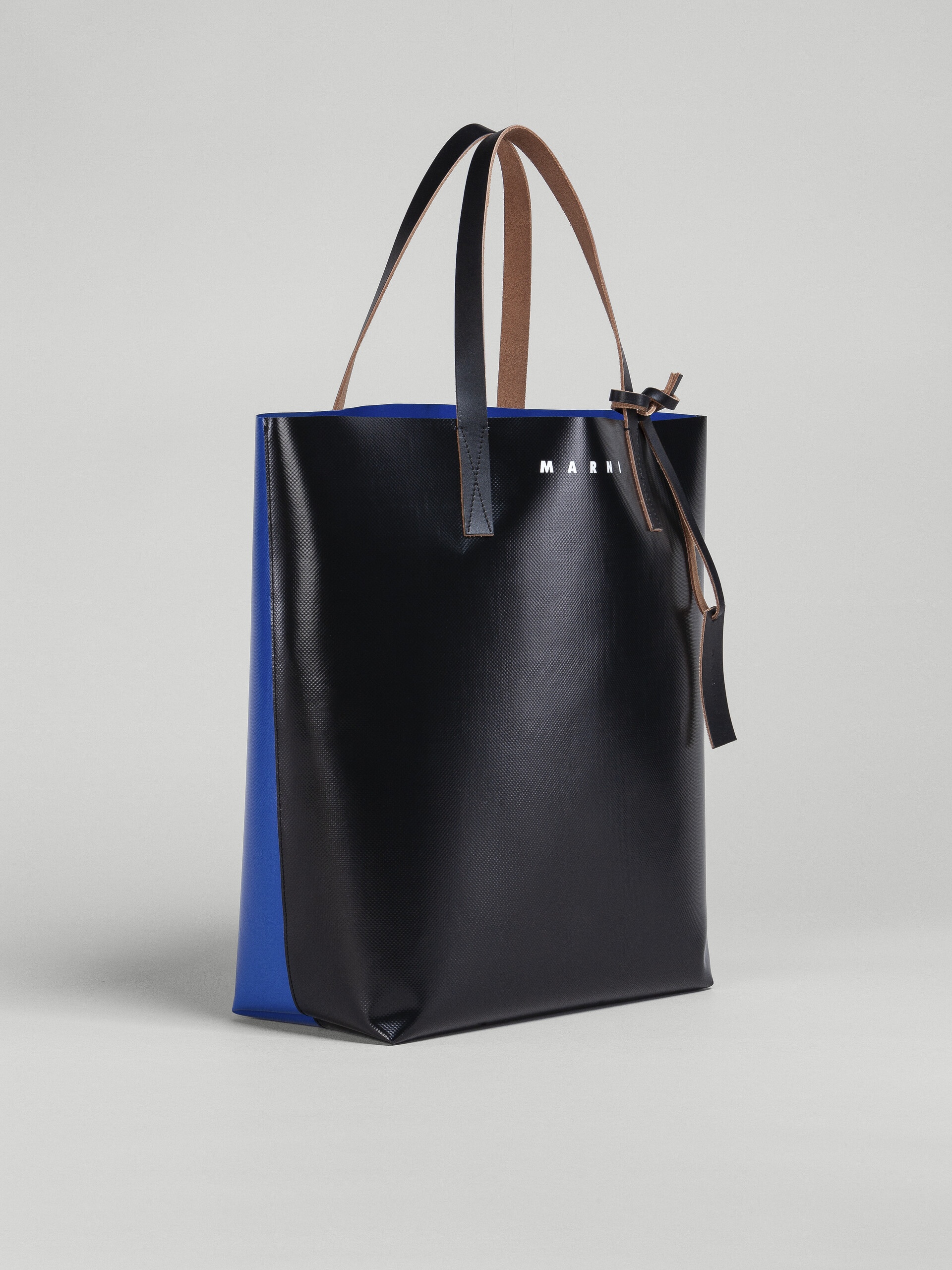 BLACK AND BLUE TRIBECA SHOPPING BAG - 6