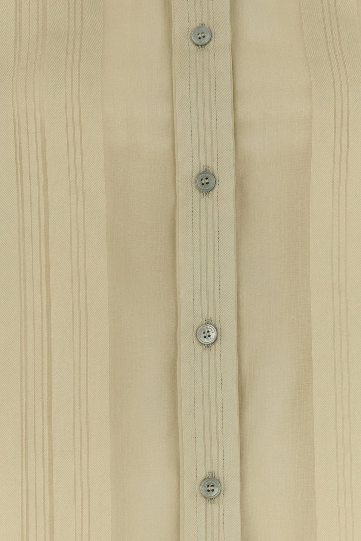 Khaki silk shirt - 5