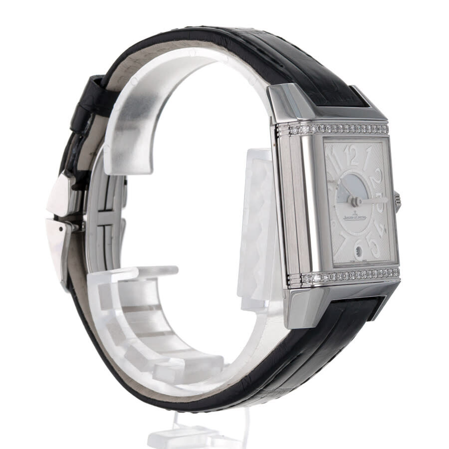 Pre-owned Jaeger-LeCoultre Reverso Squadra Lady Duetto Automatic Diamond White Dial Ladies Watch Q70 - 6