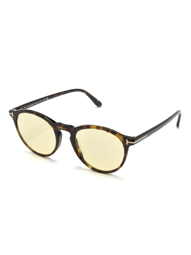TOM FORD Arele tortoiseshell pantos-frame sunglasses outlook