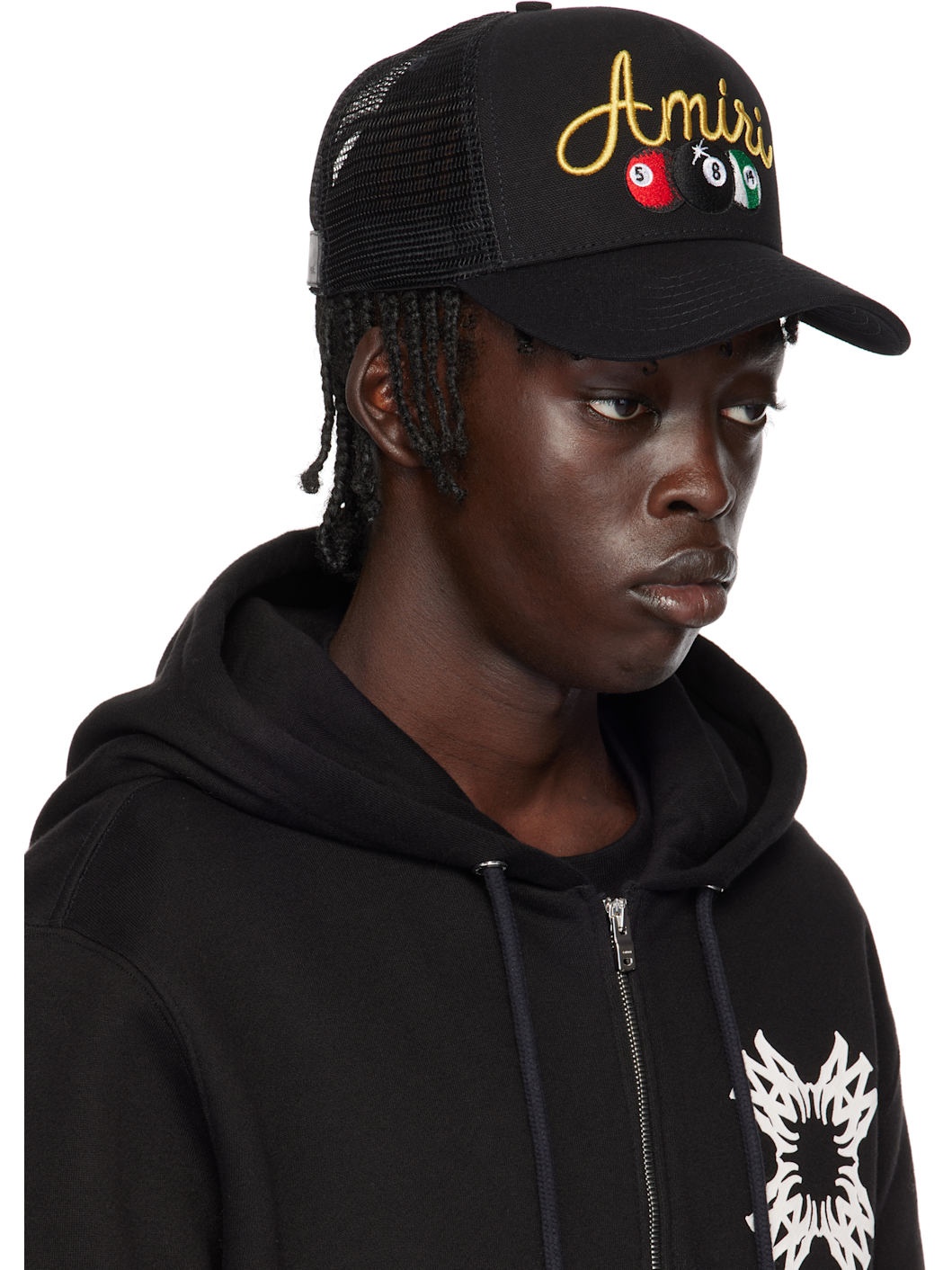 Black Billiards Trucker Cap - 2