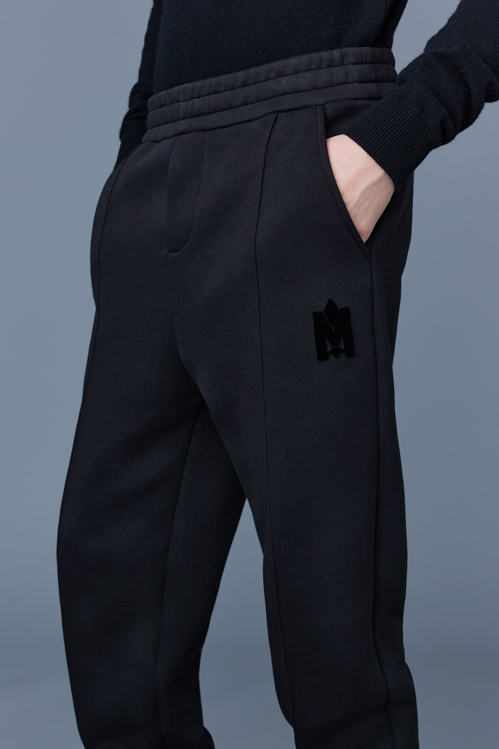 JAMIL Double-face jersey tailored sweatpants - 5