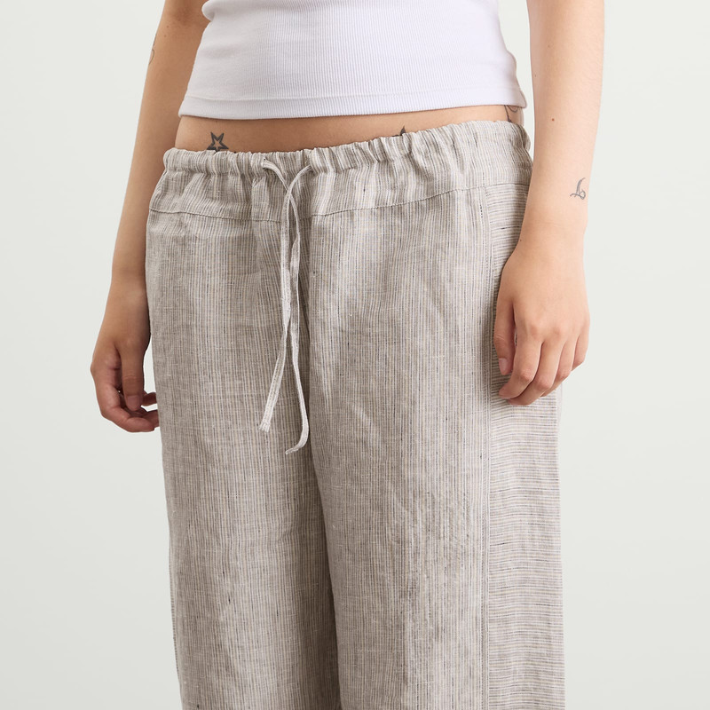 Deiji Studios Double Waist Linen Pants 5