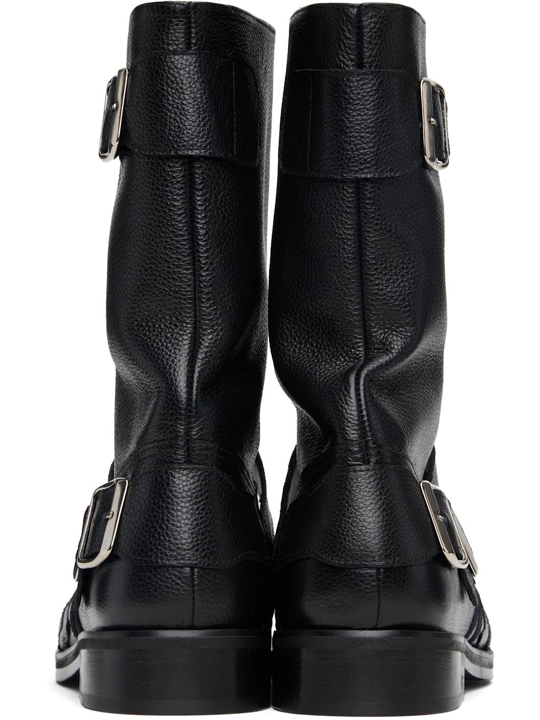 Black Star Biker Boots - 2