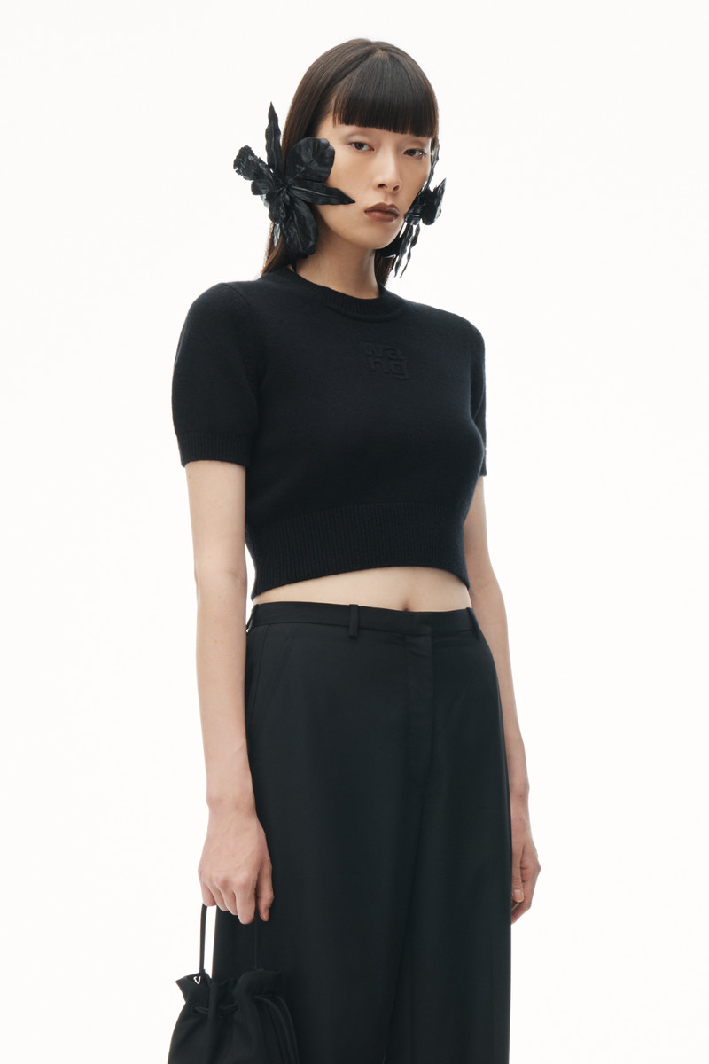 Short Sleeve Cropped Pullover 2