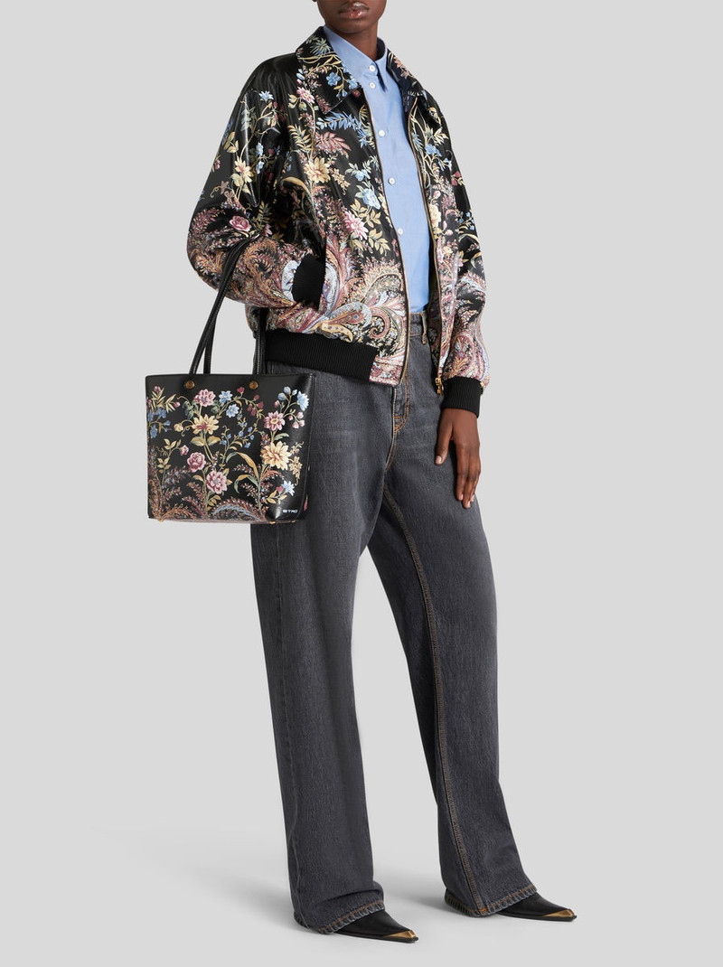 Etro MEDIUM FLORAL PRINT SHOPPING BAG outlook