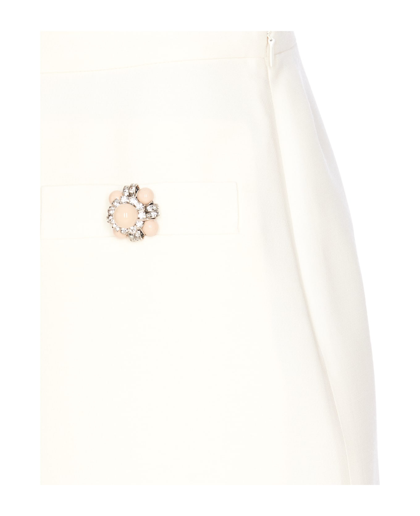 Crepe Couture Mini Skirt - 3