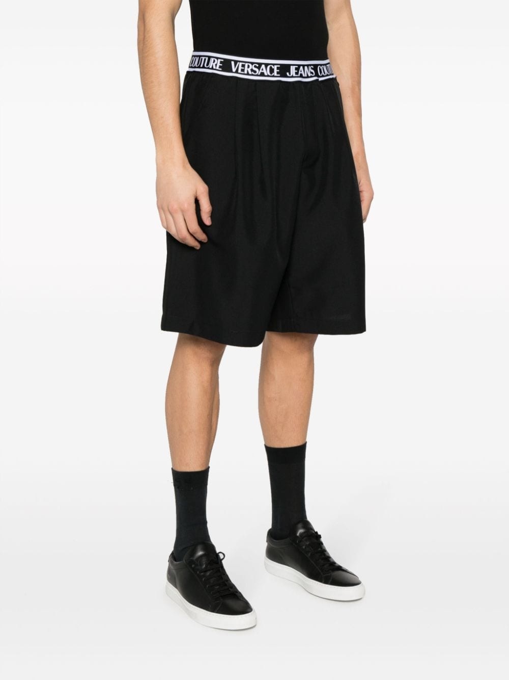 logo-waistband shorts - 3
