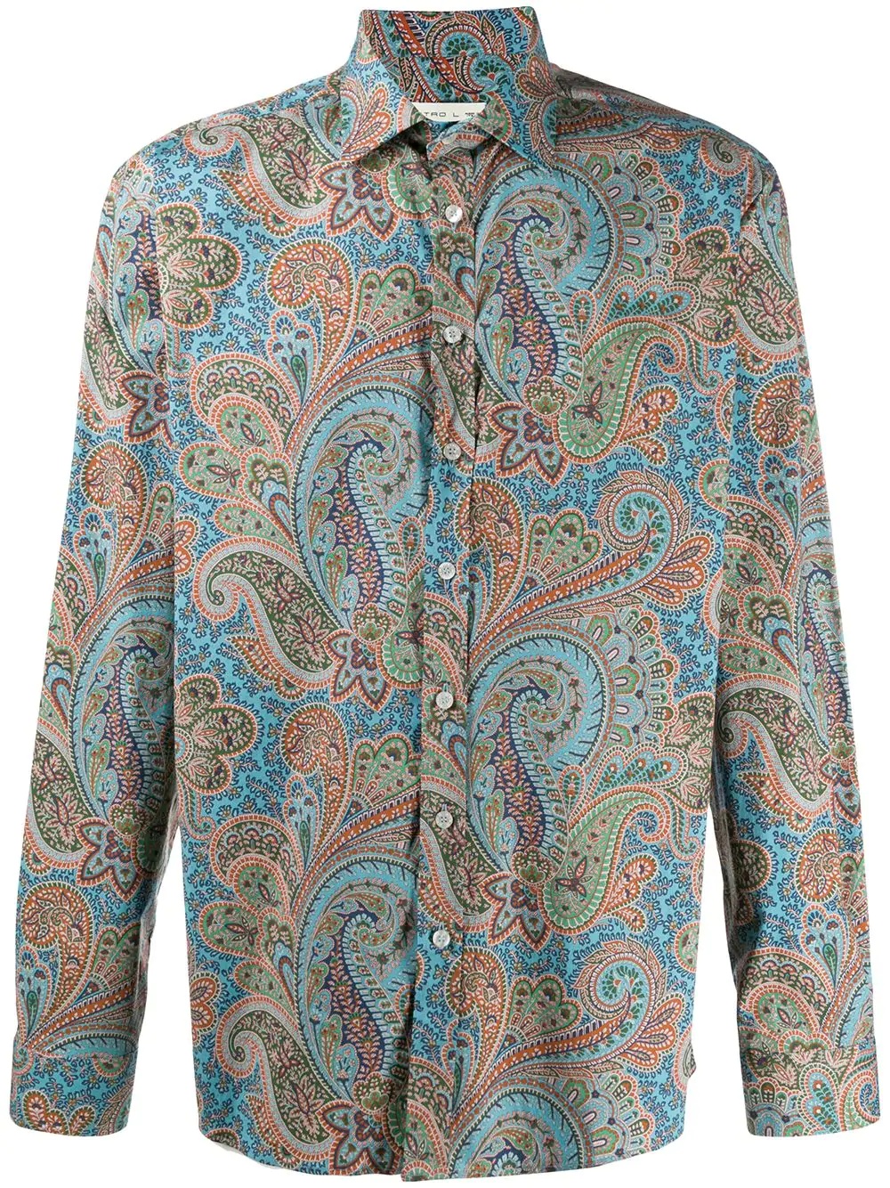 paisley-print regular-fit shirt - 1