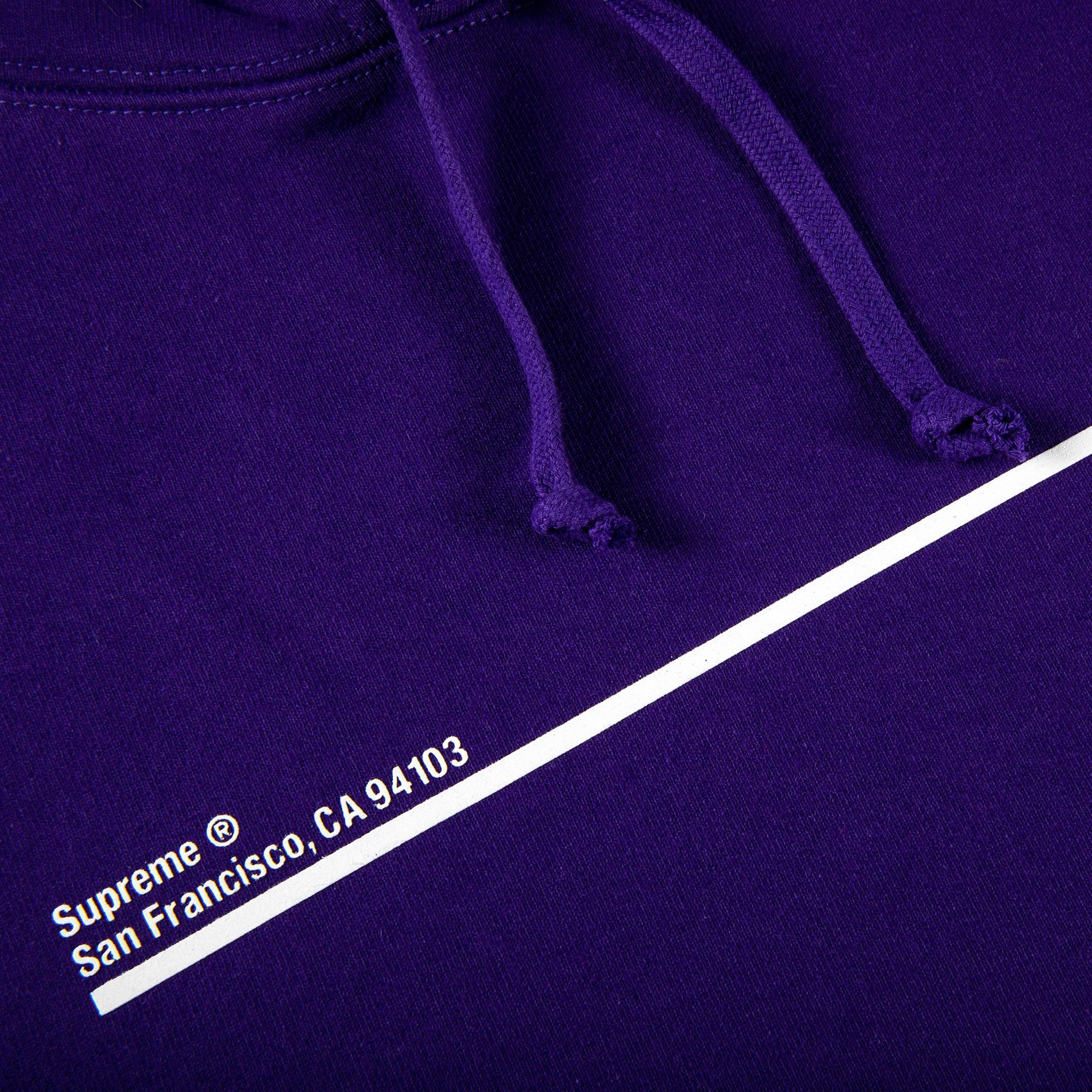 Supreme Shop Hooded Sweatshirt - San Francisco 'Purple' - 2