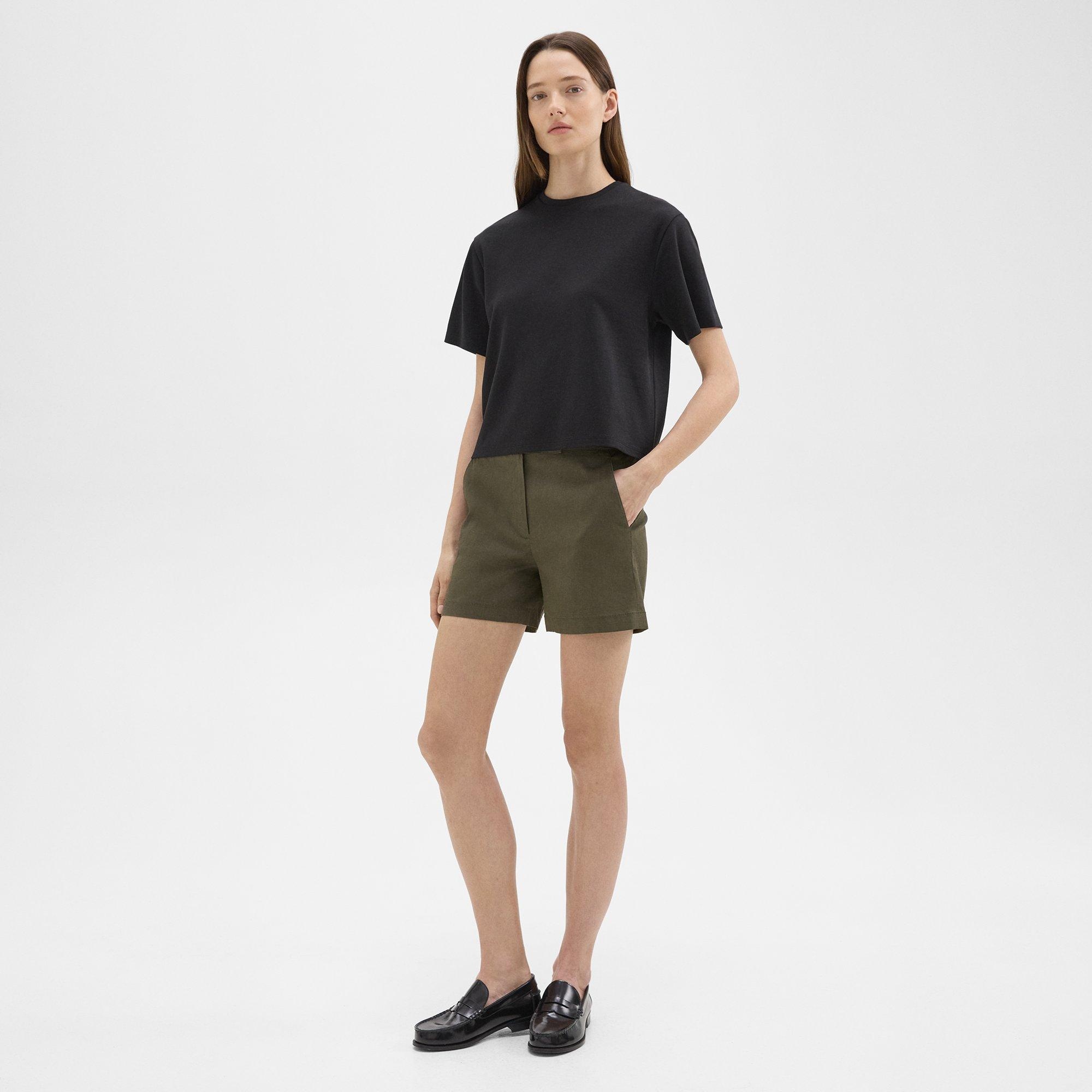 Waist Tab Short in Good Linen - 2