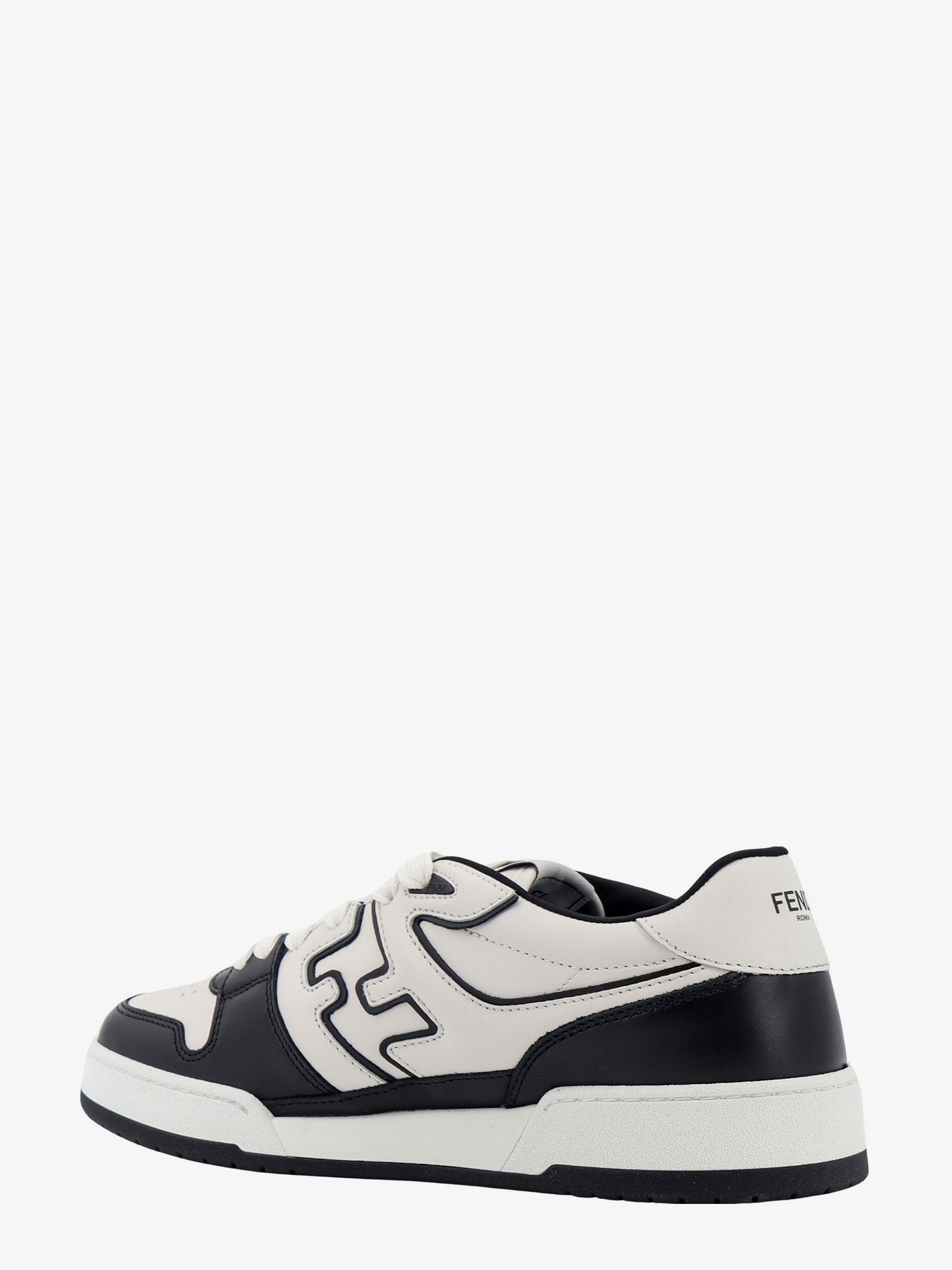 Fendi Leather Sneakers With Ff Lateral Logo - 5
