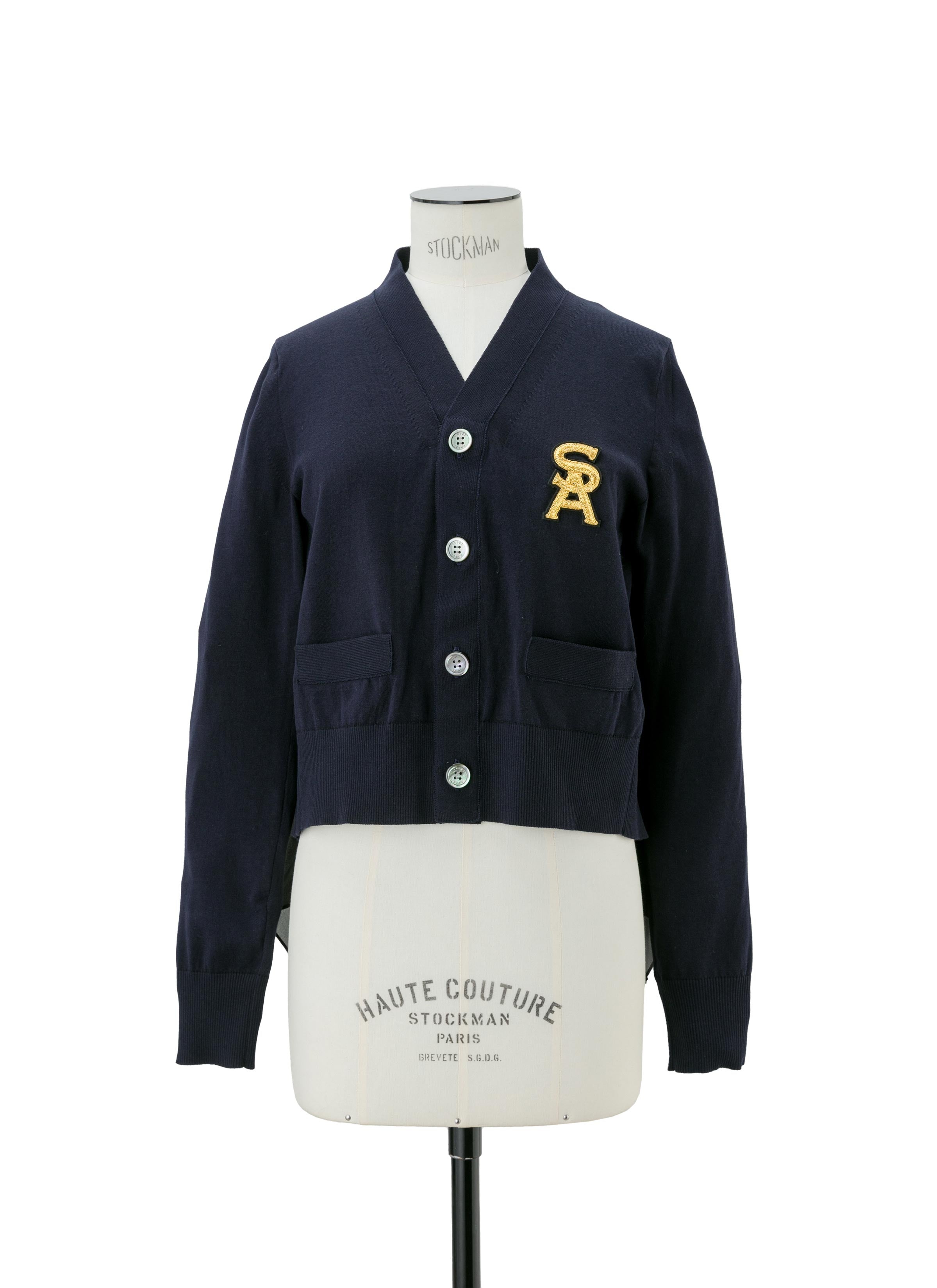 Emblem Knit Cardigan - 1