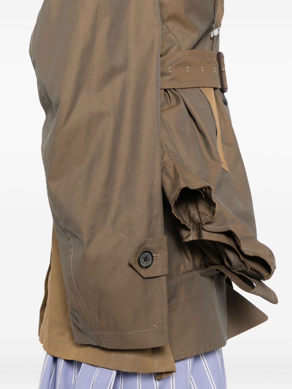 Upside Down trench coat - 5