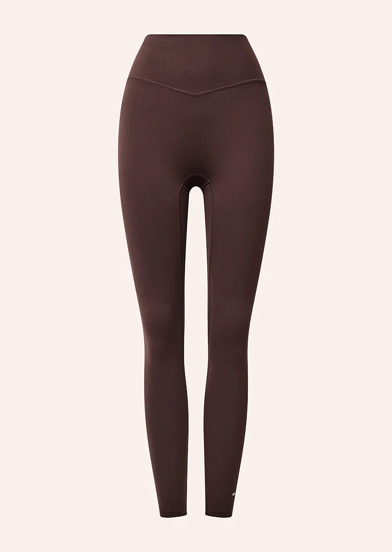 SIGNATURE FULL LENGTH LEGGING IN DARK PLUM - 1