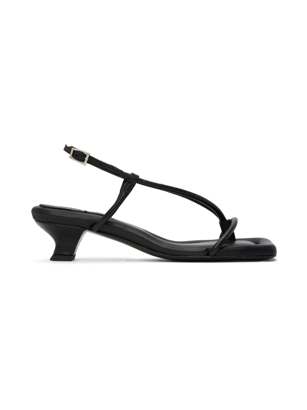 Black Tevi Heeled Sandals - 1