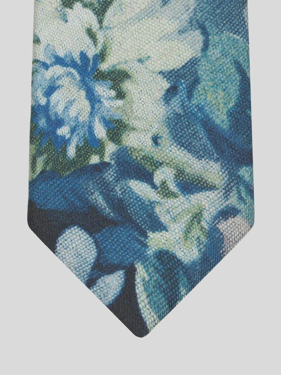 FLORAL SILK TIE - 3