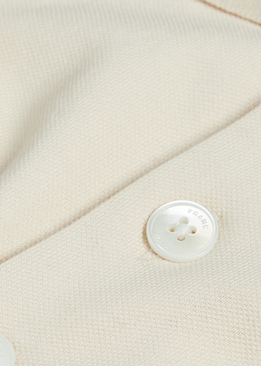 Frame Stripe-trimmed Cotton Polo Shirt - 5