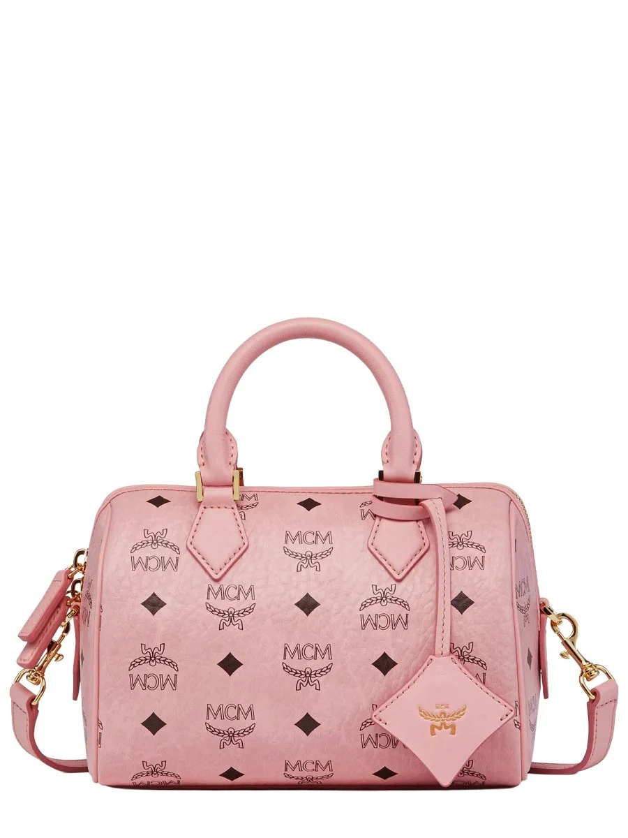 ELLA BOSTON BAG IN VISETOS - 1