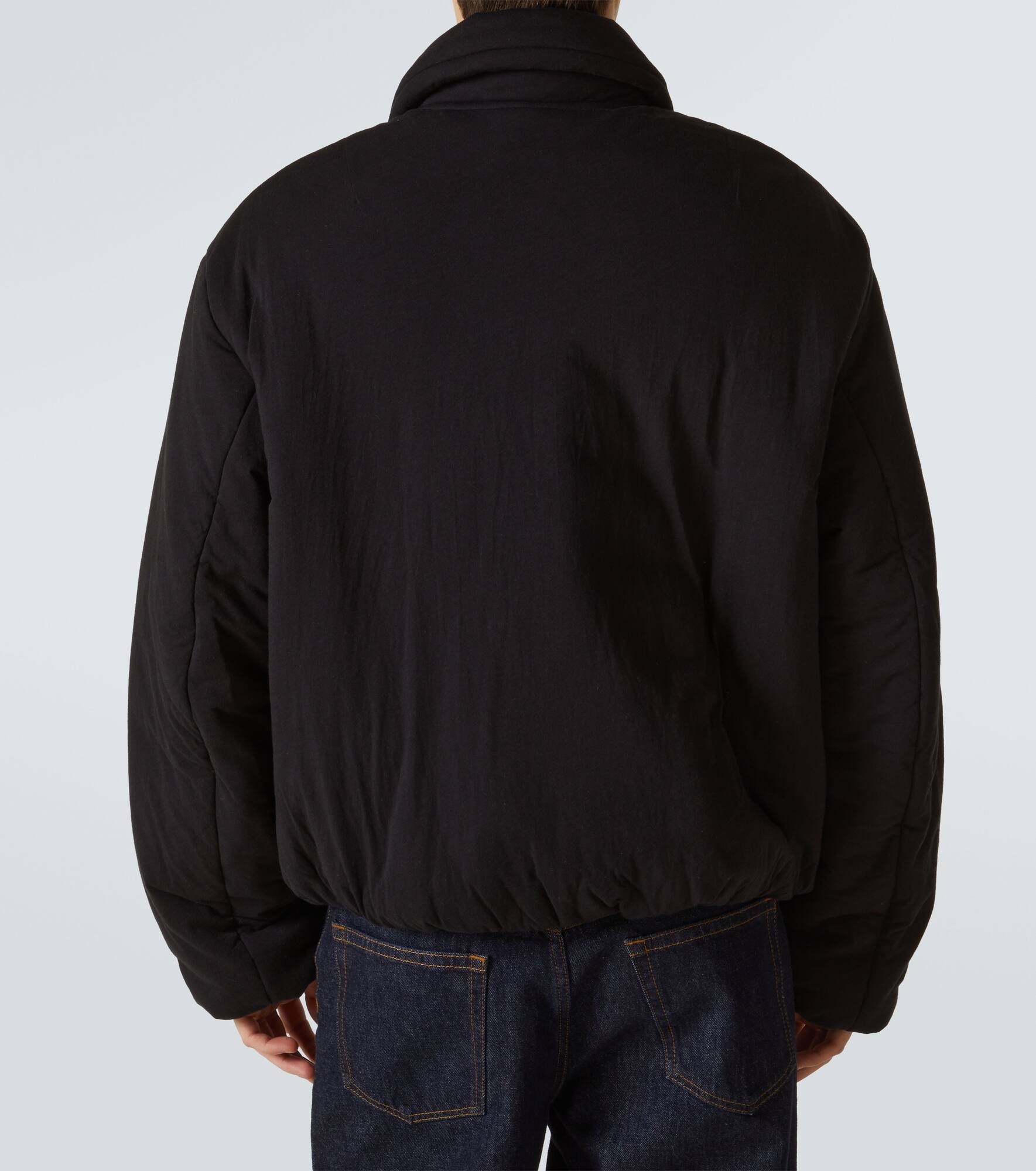 Dries Van Noten Cotton jersey puffer jacket | mytheresa