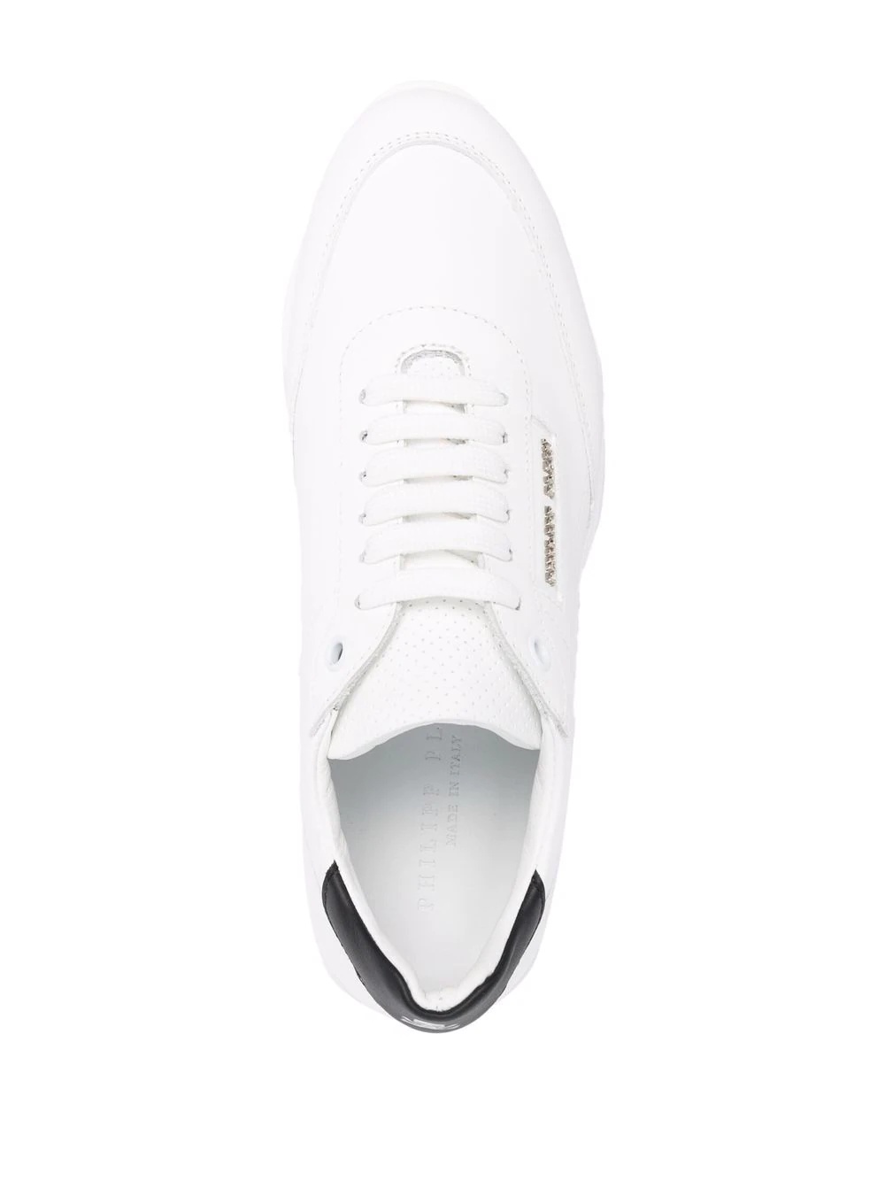 low-top lace-up trainers - 4