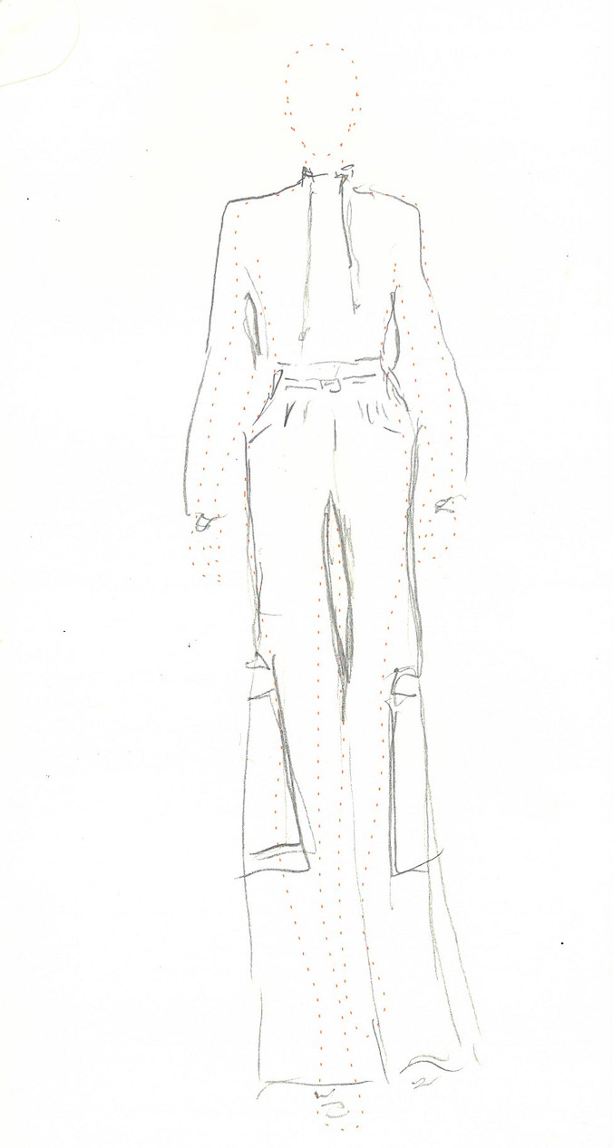 Bate Cargo Pant in Black Nappa Leather - 5